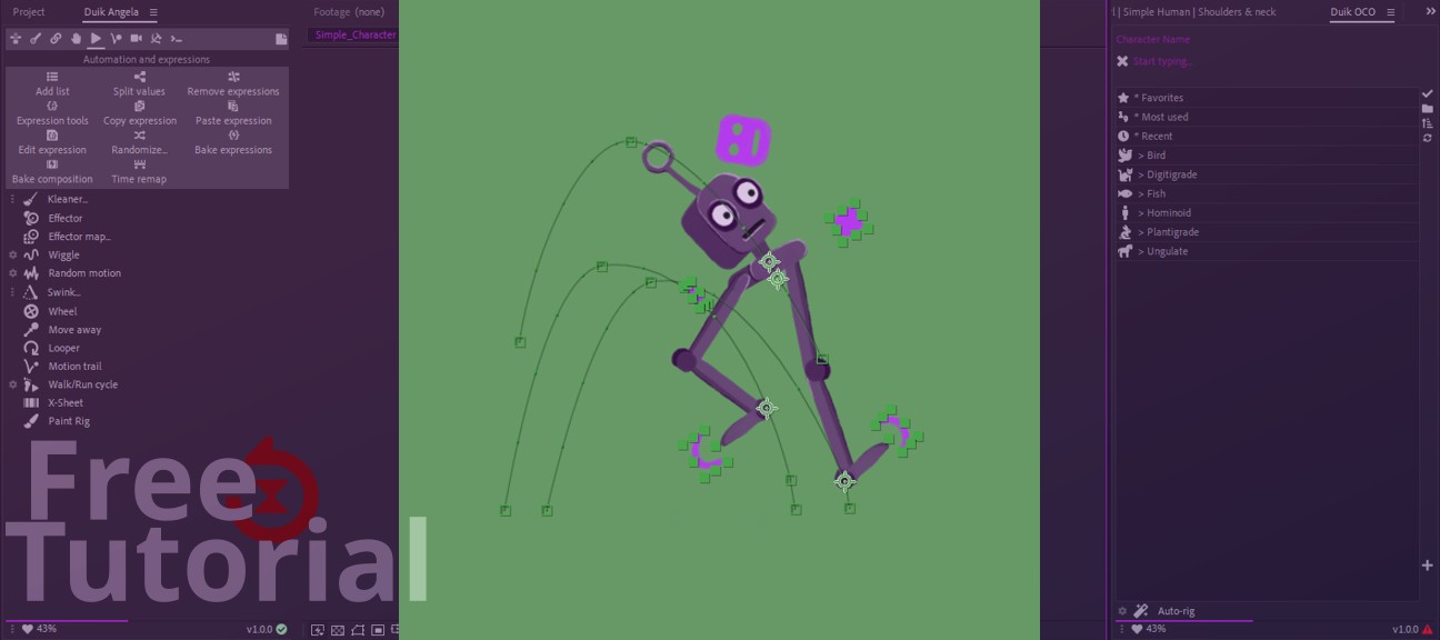 Free: Duik Ángela: Rig a robot with stretchy legs in less than 10 minutes! (en/fr) 4.2 (10)