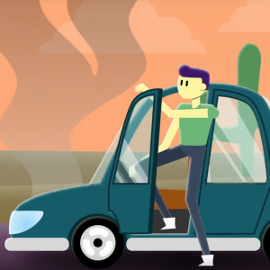 A Car-Toon (Engine Trouble)